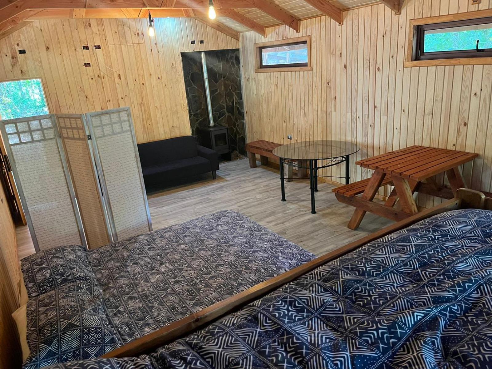 Llaima Camp Villa Curacautin Bagian luar foto